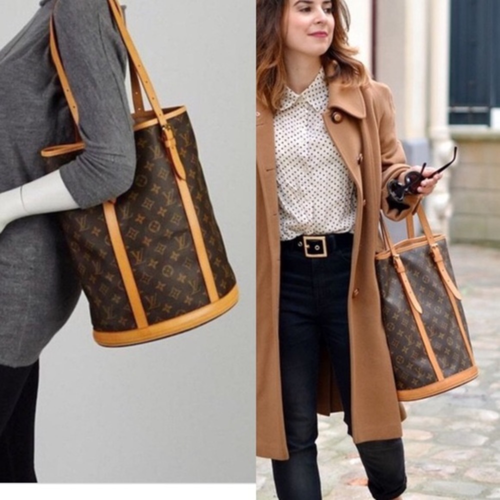 Louis Vuitton Bucket GM Brown Monogram